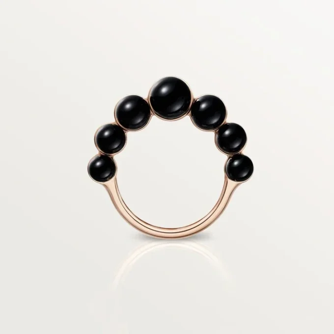 Inel Clash De Cartier, onix, model extra-mare, diamante