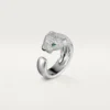 Inel cu diamante Panthere De Cartier, aur alb | Cartier Us