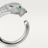 Inel cu diamante Panthere De Cartier, aur alb | Cartier Us