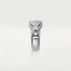 Inel cu diamante Panthere De Cartier, aur alb | Cartier Us