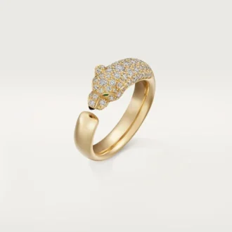 Inel cu diamante Panthere De Cartier, aur galben | Cartier Us