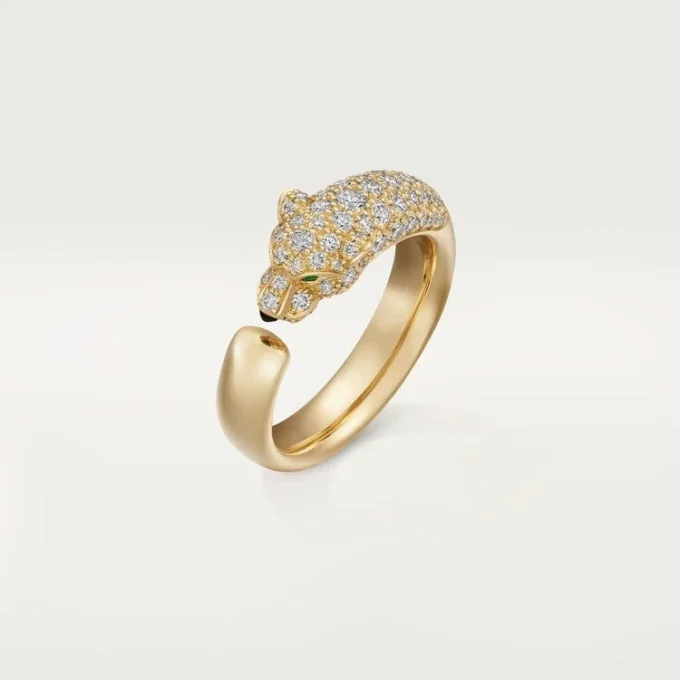 Inel cu diamante Panthere De Cartier, aur galben | Cartier Us