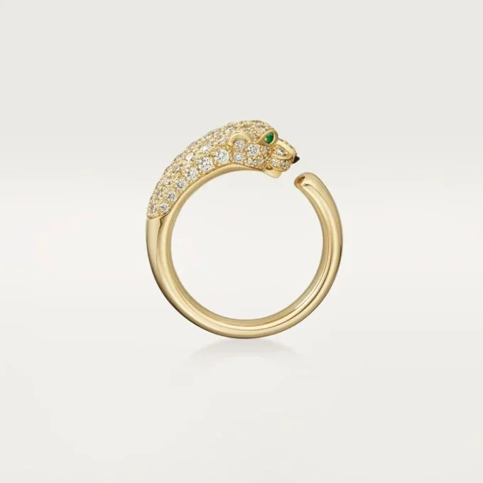 Inel cu diamante Panthere De Cartier, aur galben | Cartier Us