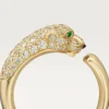 Inel cu diamante Panthere De Cartier, aur galben | Cartier Us