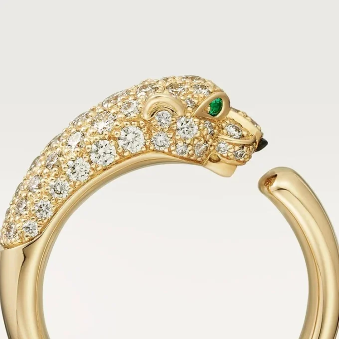 Inel cu diamante Panthere De Cartier, aur galben | Cartier Us