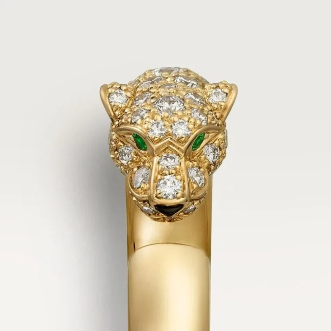 Inel cu diamante Panthere De Cartier, aur galben | Cartier Us