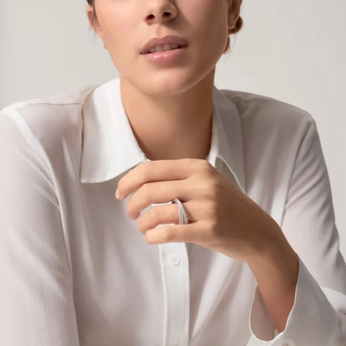 Inel Etincelle De Cartier – Aur alb, Diamante – Cartier
