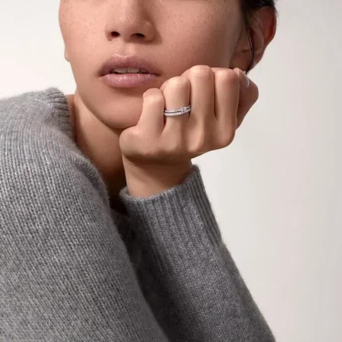 Inel Etincelle De Cartier – Aur alb, Diamante – Cartier