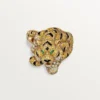 Inel Faune Et Flore De Cartier, diamante galbene, portocalii și maro, pavate