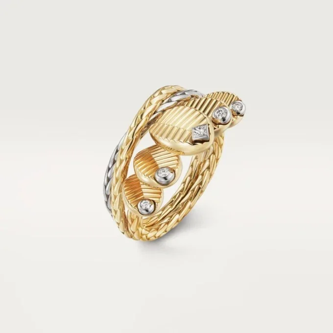 Inel Grain De Cafe, diamante