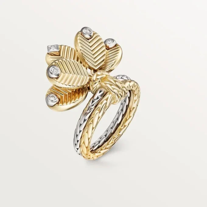 Inel Grain De Cafe, diamante