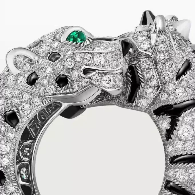 Inel Indomptables De Cartier, pavat
