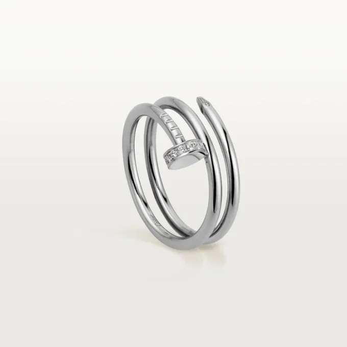 Inel Juste Un Clou – Aur alb, Diamante – Cartier
