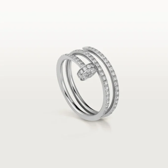 Inel Juste Un Clou – Aur alb, Diamante – Cartier