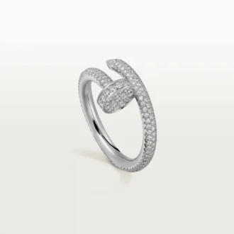Inel Juste Un Clou – Aur alb, Diamante – Cartier