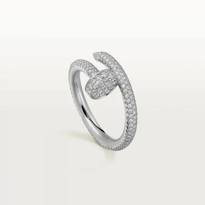Inel Juste Un Clou – Aur alb, Diamante – Cartier