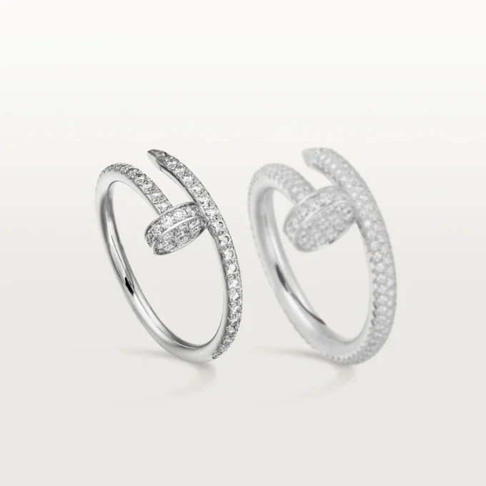 Inel Juste Un Clou – Aur alb, Diamante – Cartier