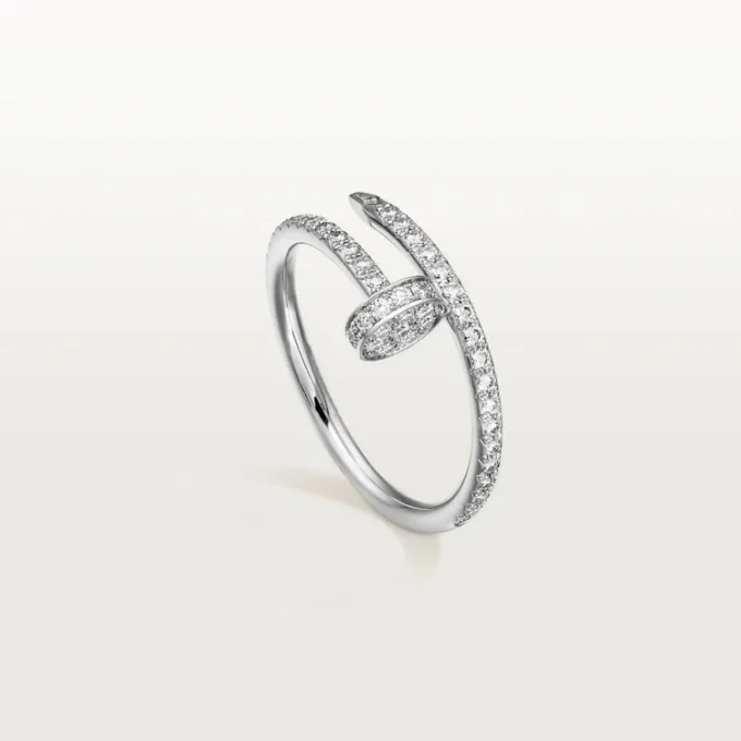 Inel Juste Un Clou – Aur alb, Diamante – Cartier