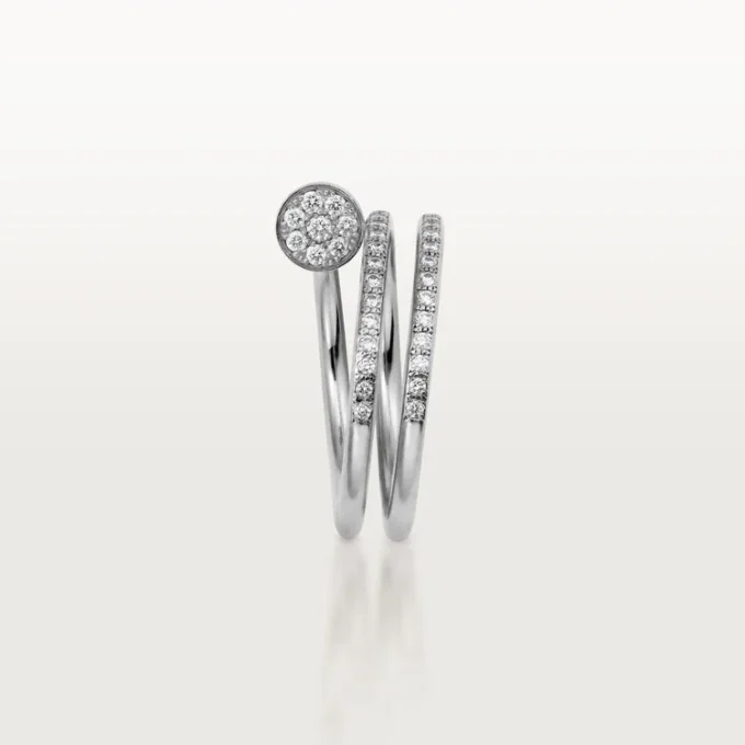 Inel Juste Un Clou – Aur alb, Diamante – Cartier