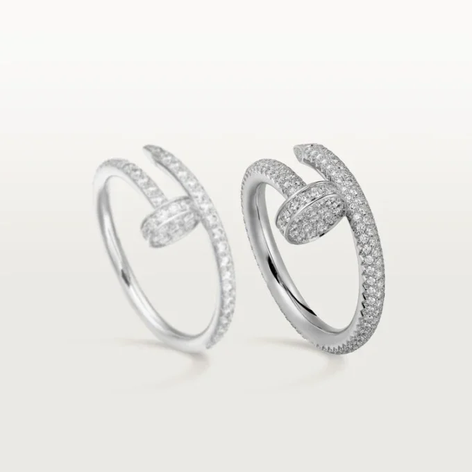 Inel Juste Un Clou – Aur alb, Diamante – Cartier