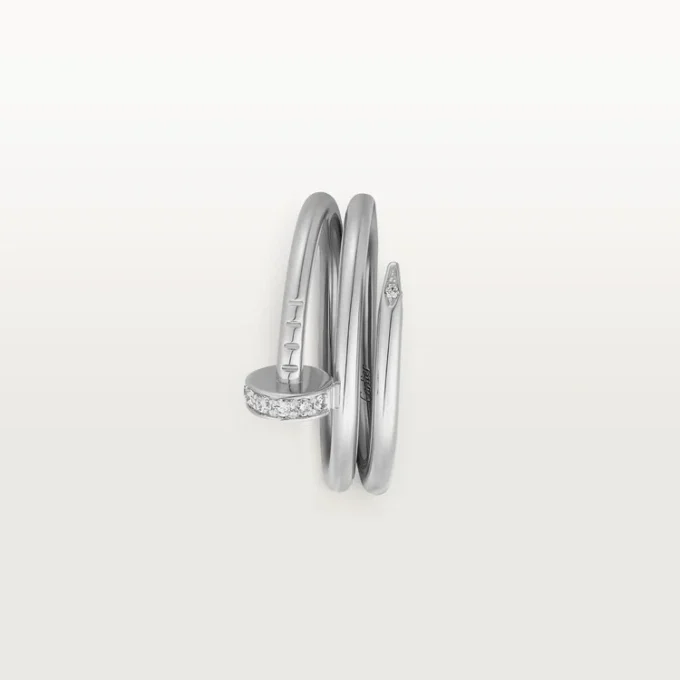 Inel Juste Un Clou – Aur alb, Diamante – Cartier