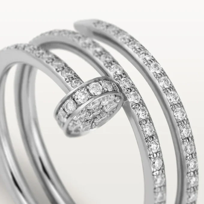 Inel Juste Un Clou – Aur alb, Diamante – Cartier