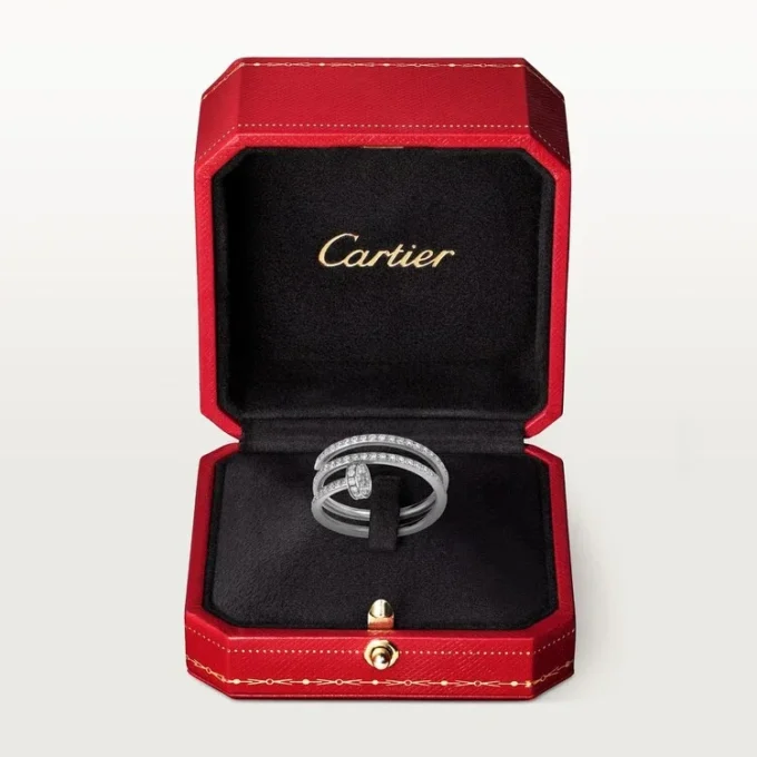 Inel Juste Un Clou – Aur alb, Diamante – Cartier