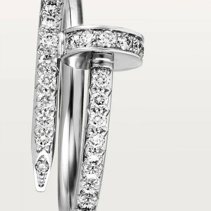 Inel Juste Un Clou – Aur alb, Diamante – Cartier