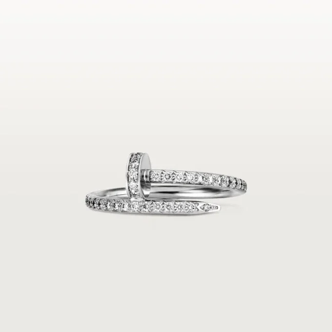 Inel Juste Un Clou – Aur alb, Diamante – Cartier