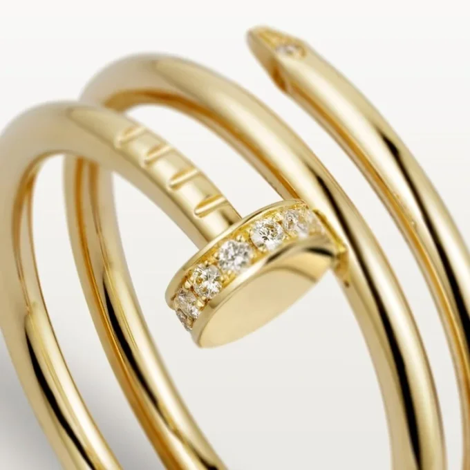 Inel Juste Un Clou – Aur galben, Diamante – Cartier