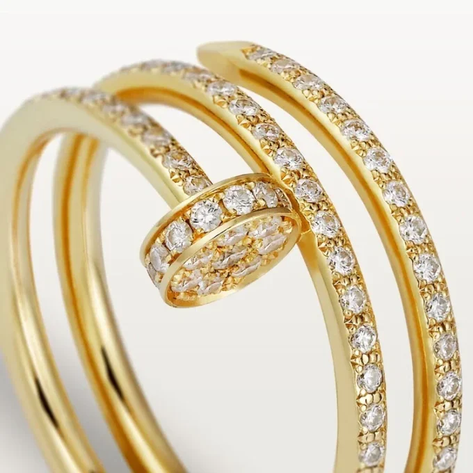 Inel Juste Un Clou – Aur galben, Diamante – Cartier
