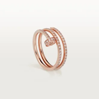 Inel Juste Un Clou – Aur roz, Diamante – Cartier