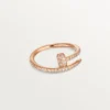 Inel Juste Un Clou – Aur roz, Diamante – Cartier