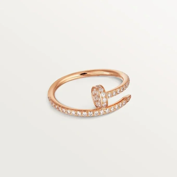 Inel Juste Un Clou – Aur roz, Diamante – Cartier