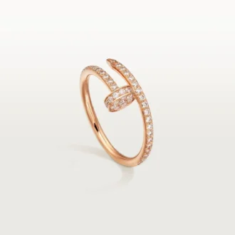 Inel Juste Un Clou – Aur roz, Diamante – Cartier