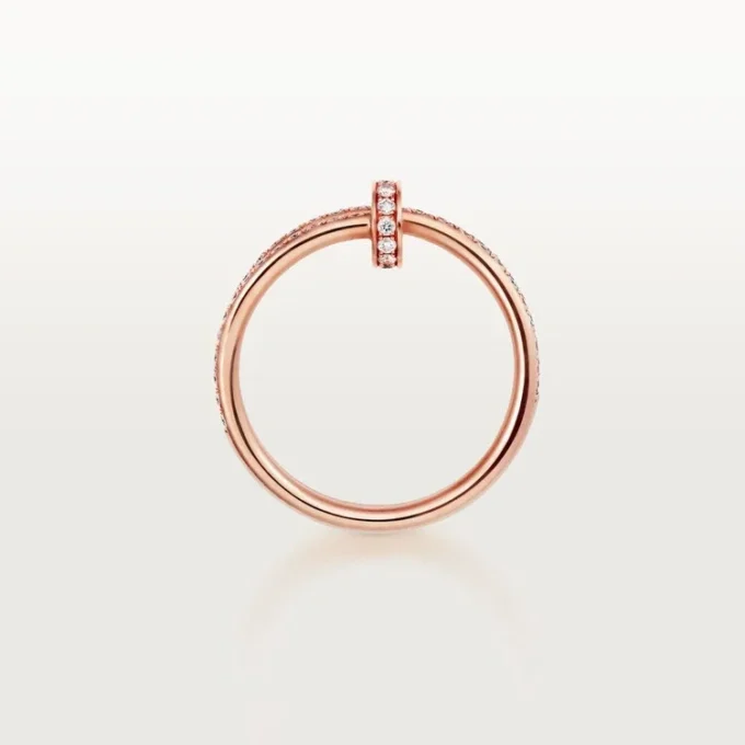 Inel Juste Un Clou – Aur roz, Diamante – Cartier