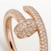 Inel Juste Un Clou – Aur roz, Diamante – Cartier