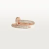 Inel Juste Un Clou – Aur roz, Diamante – Cartier