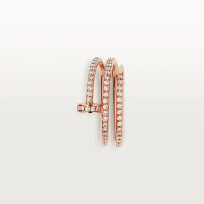 Inel Juste Un Clou – Aur roz, Diamante – Cartier