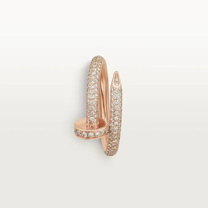 Inel Juste Un Clou – Aur roz, Diamante – Cartier