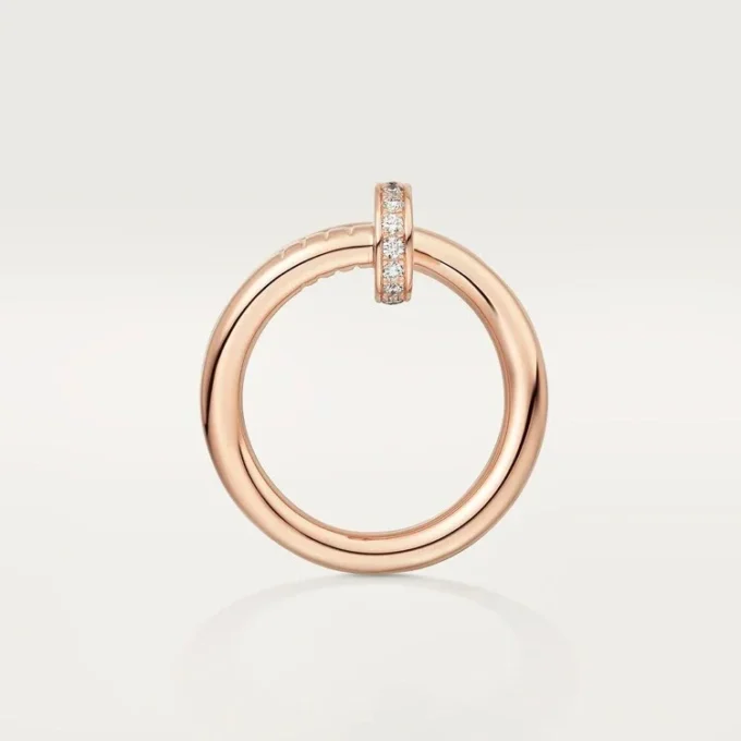 Inel Juste Un Clou – Aur roz, Diamante – Cartier