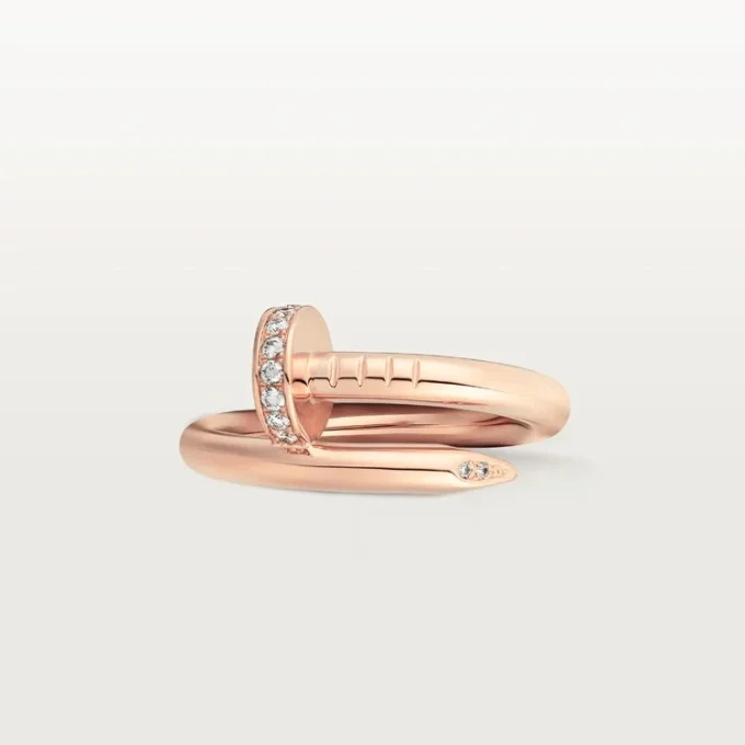 Inel Juste Un Clou – Aur roz, Diamante – Cartier