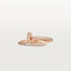 Inel Juste Un Clou – Aur roz, Diamante – Cartier