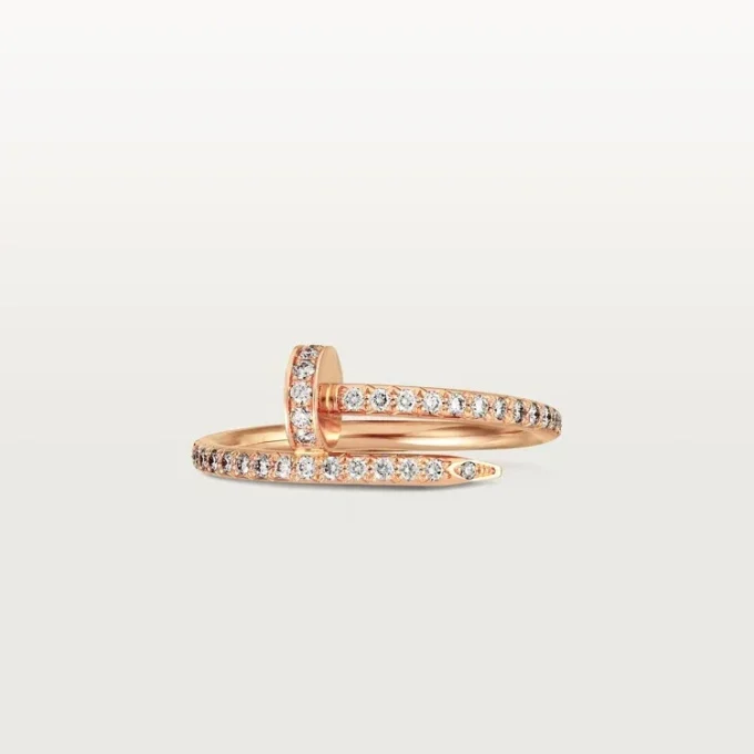 Inel Juste Un Clou – Aur roz, Diamante – Cartier