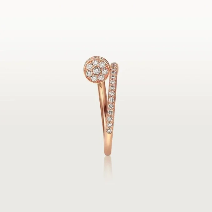 Inel Juste Un Clou – Aur roz, Diamante – Cartier