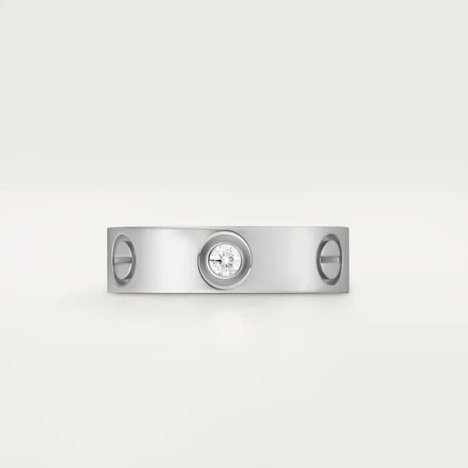 Inel Love, 3 diamante – Aur alb, Diamante – Cartier Inel Love, 3 diamante – Aur alb, Diamante – Cartier