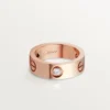 Inel Love, 3 diamante – Aur roz, Diamante – Cartier Inel Love, 3 diamante – Aur roz, Diamante – Cartier