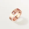 Inel Love, 3 diamante – Aur roz, Diamante – Cartier Inel Love, 3 diamante – Aur roz, Diamante – Cartier