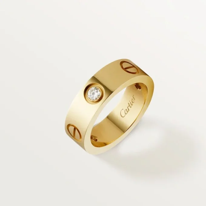 Inel Love 3 Diamond – Aur galben, model clasic | Cartier Us Inel Love 3 Diamond – Aur galben, model clasic | Cartier Us
