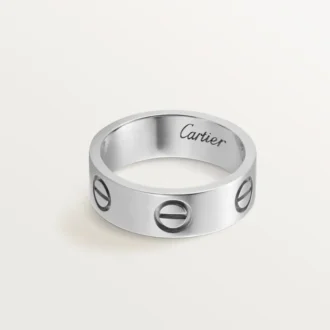 Inel Love – Aur alb, model clasic | Cartier Us